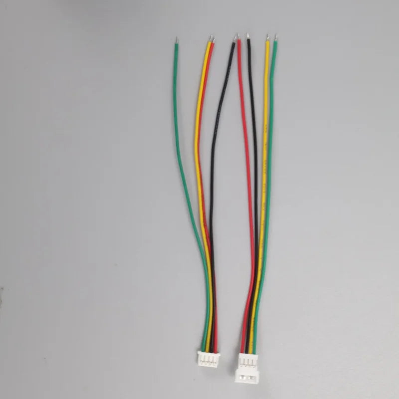 10 pcs 100mm Mini Micro Jst 1.25 2/3/4/5/6 Pin Male Female Plug Connector With Wire 1.25mm 2pin/3pin/4pin/5pin Cable 2p/3p/4p/5p
