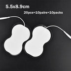 TENS EMS Electrode Pads Gel Replacement Patches, Multiple Sizes & Quantities (20-100pcs)