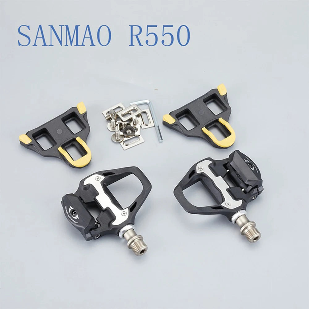 RACEWORK Road Bike Pedals Clipless Clip-On Pedals With Sealed Bearings Nylon Ultralight Pedals For Gravel Cycling Parts