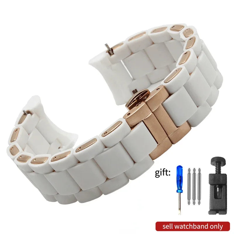 Rubber Clad Steel Watch Strap for Armani Ar5889 5890 5905 5920 Waterproof Silicone Watch Band Accessories 20mm 23mm Wrist Strap