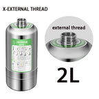 ZRDR Fish Tank CO2 Generator Steel Cylinder Single/Double Gauge Valve Electromagnetic Valve Fish Tank CO2 Generator Accessories