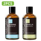 100ML Pure Plant Essential Oil Mint Bergamot Patchouli Citronella Lemongrass Chamomile Cedarwood For Reed Diffuser Humidifier