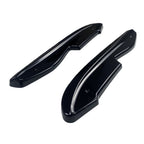 2Pcs Gloss Black Car Rear Bumper Side Splitter For BMW 3 Series E90 318i 320i 320d M-Sport 2004-2008 Pre-Facelift Tuning Bodykit