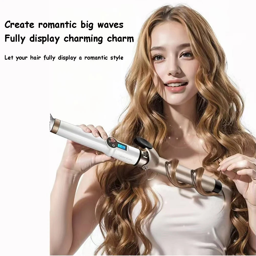 Electric Professional Ceramic Hair Curler LED Curling Iron Roller Curls Wand Waver Hair straightener Styling Tool 9mm-38mm