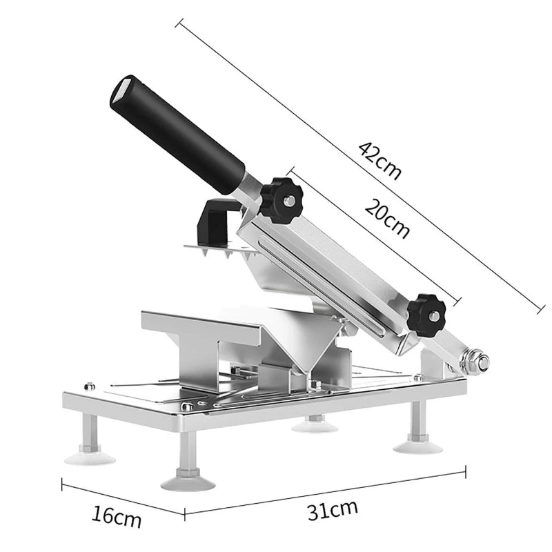 Stainless Steel Meat Slicer Meat Slicer Bone Cutting Machine Minced Lamb Bone Meat Cutter Chicken Duck Fish Ribs Lamb Cutting