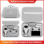 DJI Mini 3/Mini 3 Pro Hard Shell Carrying Case PU Leather Waterproof Shoulder Bag