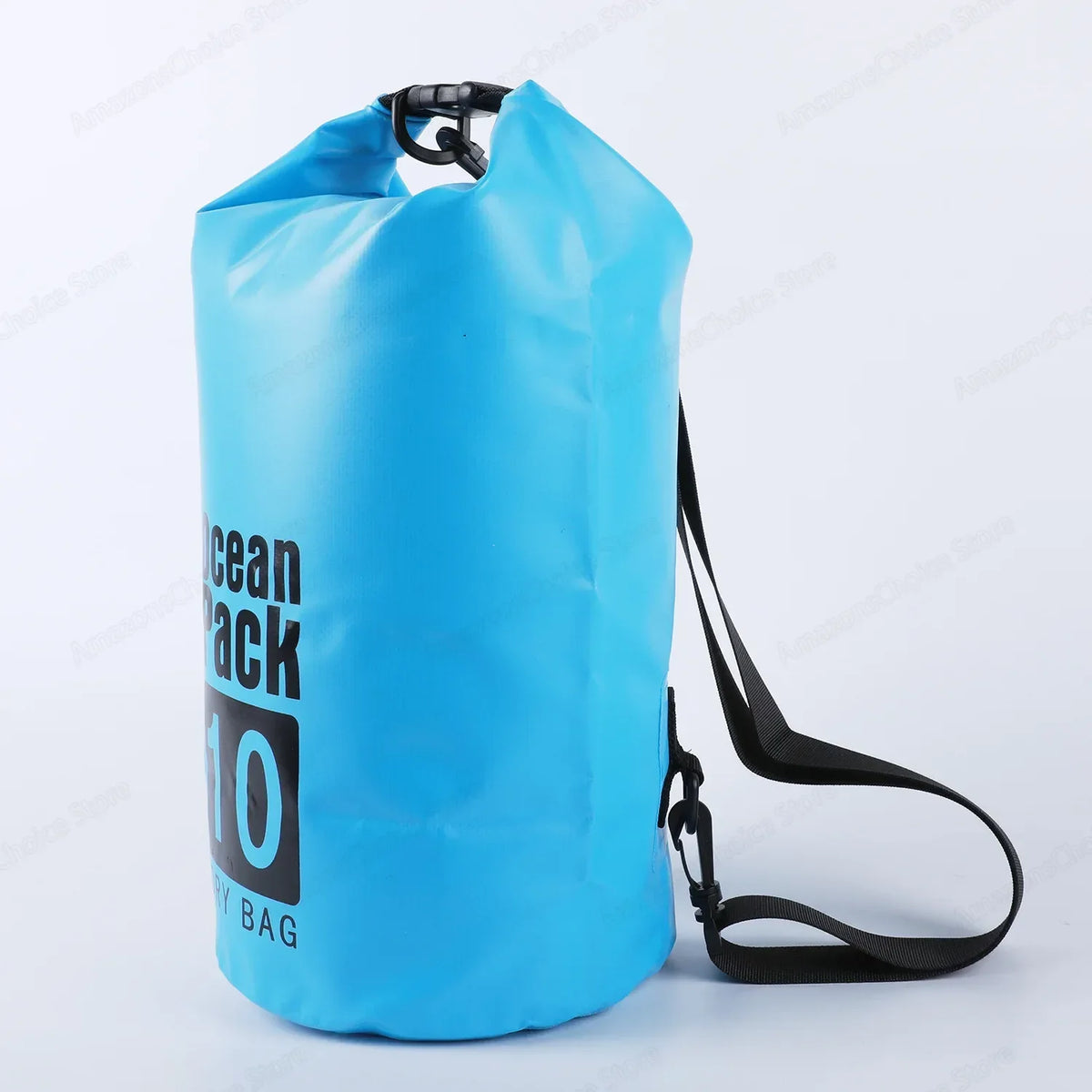 Waterproof Dry Bag Backpack PVC Storage Sack for Kayak Swimming 2L-30L Black/Blue/Orange/Yellow