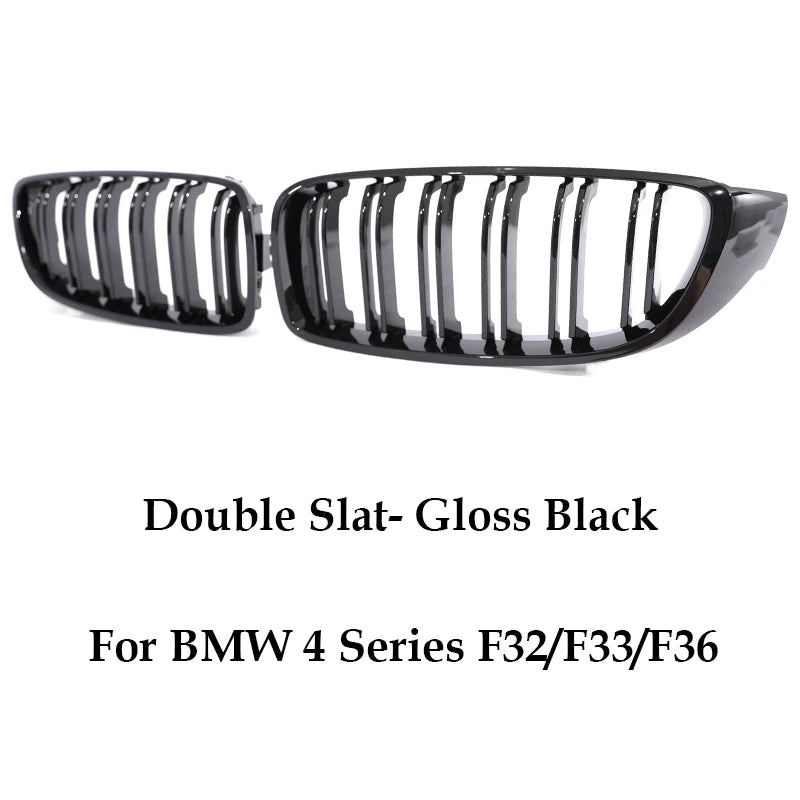 Front Bumper Kidney Gloss Black Carbon Chrome Grill M Color Grille Grill For BMW 4 Series Gran F32 F33 F36 F80 F82 2013-2020