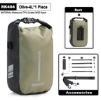 Rhinowalk Bicycle Front Fork Bag Waterproof Quick Release 4L/6L, Black Blue Olive Orange