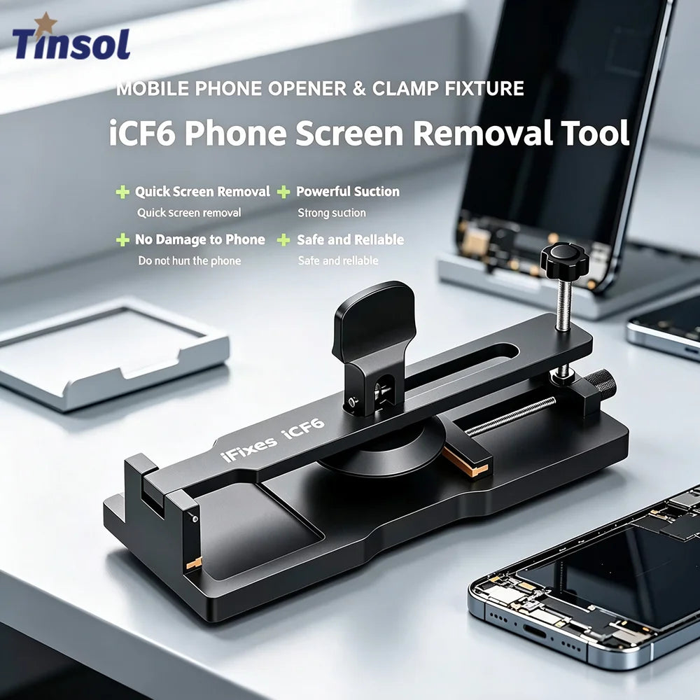 TINSOL Mobile Phone LCD Screen Repair Tool No-Heat Design, Adjustable Angle, Strong Adhesion, Screen Disassembly and Repair Tool