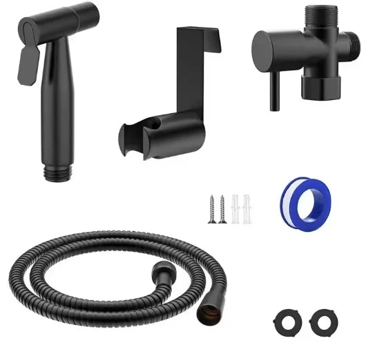 Handheld Toilet Bidet Sprayer Set Kit Stainless Steel Hand Bidet faucet for Bathroom Hand Sprayer Shower Head