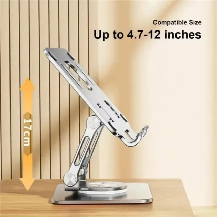 360° Rotation Universal Phone Tablet Holder Foldable Desktop Lazy Stand For iPhone 16 iPad Samsung Galaxy Tab Xiaomi Pad Mount