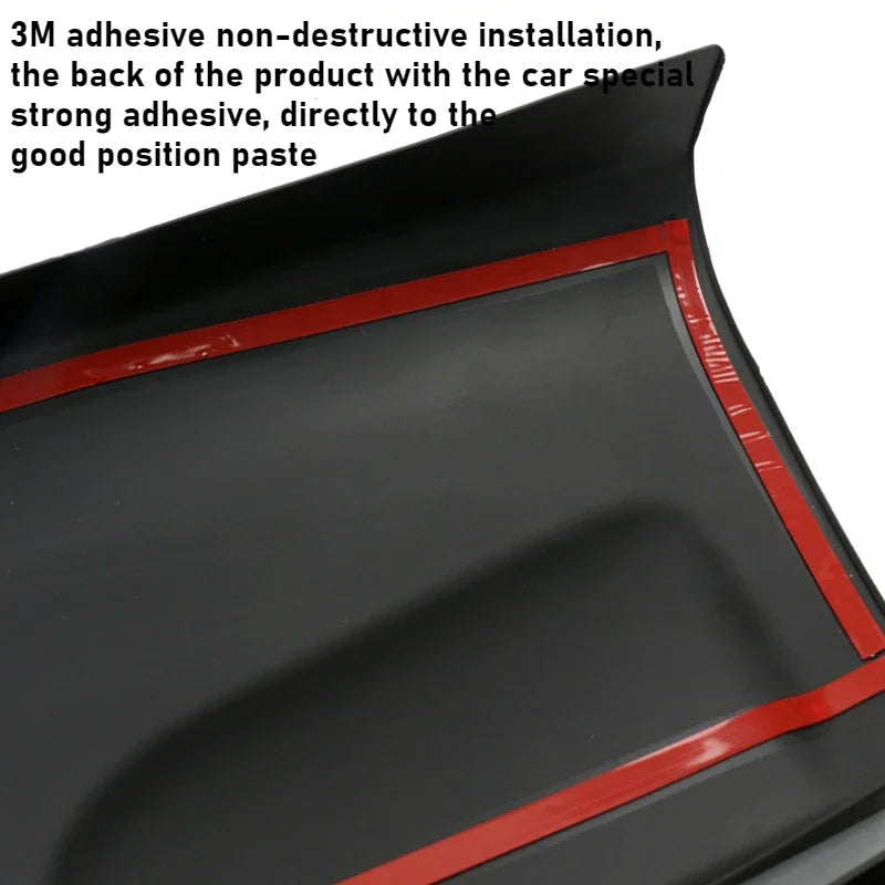 B-pillar Inside Protection Pad for Tesla Model 3 Highland Door Frame TPE Guard Door Center Flocking Protection Cover Decoration