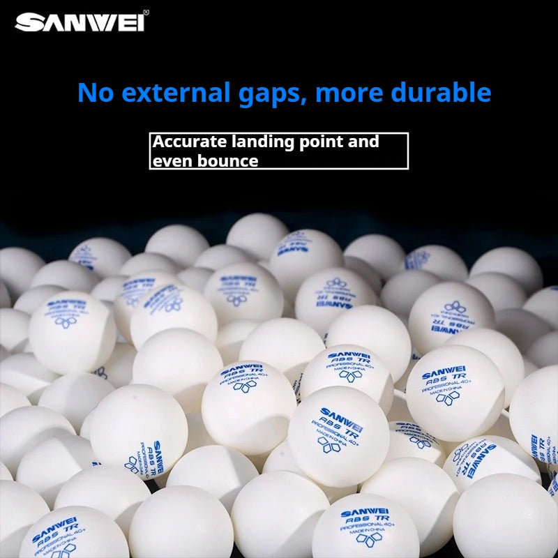 SANWEI TR/RS/3S 3 Star Table Tennis Balls 40+ ABS New Material Seamed Durable Professional Ping Pong Balls Training 50/100pcs