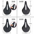 elitaone Bicycle saddle Carbon Power Road/MTB Bike Saddle 143mm 155mm Triathlon Bicycle Saddles Ultralight 98g