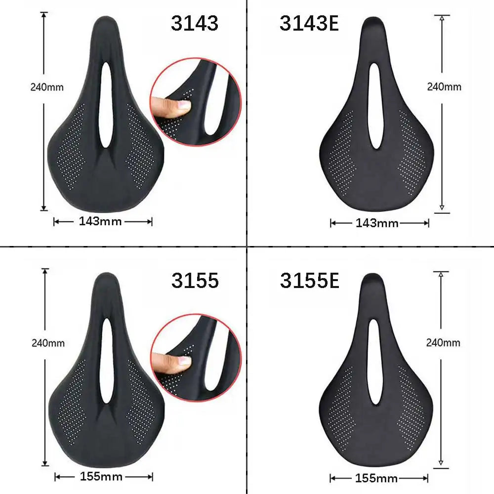 elitaone Bicycle saddle Carbon Power Road/MTB Bike Saddle 143mm 155mm Triathlon Bicycle Saddles Ultralight 98g