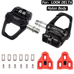 BUCKLOS Road Bike Pedal for LOOK DELTA System Road Bicycle Self-locking Pedal Ultralight Bike Clipless Pedals for DELTA