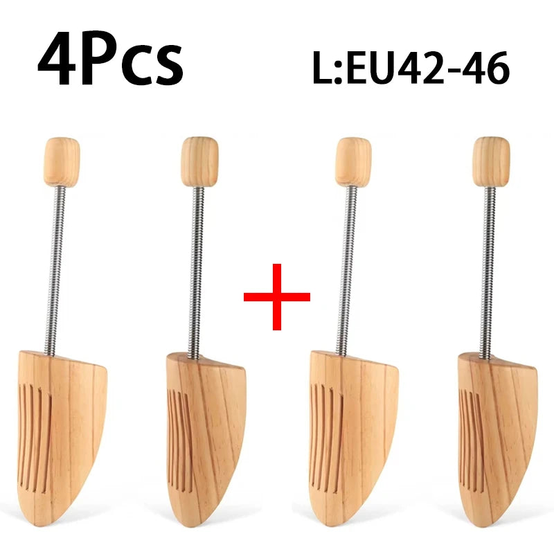 Wooden Shoe Trees Men Woman internal support Shoes Tree Anti Deformation Shoes Stretcher Shaping Anti Wrinkle Shoe Lasts 2Pcs