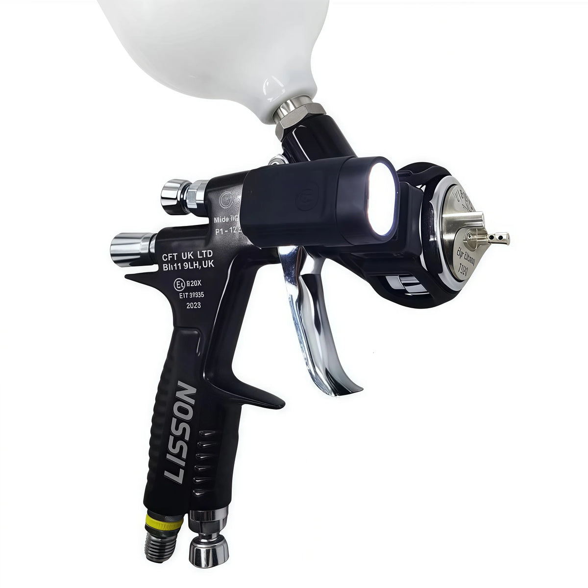 Upgrade Universal Spray Gun Light with 2 Straps Airbrush Paint Fill Light Adjustable Lighting Power Brightness Painting Tool Acc