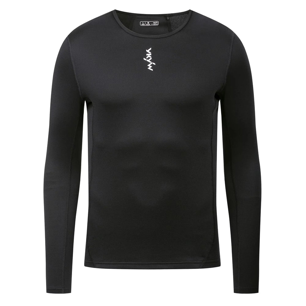 YKYWBIKE Men Cycling Base Layer Winter Autumn Warm Long Sleeve Road Bike Shirt Bicycle Undershirt  MTB Thermal Riding Jersey