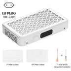 Professional Turbo Vacuum Cleaner Brushless Nail Dust Collector Two Hands Strong Suction Nail Dust Extractor with Double Fans