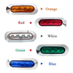 10pcs Side Marker Tail Light Amber 4 SMD 12V 24V Waterproof Led Marker Lamp Trailer Light Rear Side Lamp Truck Light