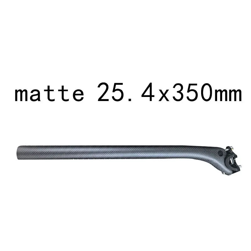 Carbon Fibre MTB Bike Seatpost 25.4/27.2/30.9/31.6mm Offset 20mm Road Bicycle seat post 3K carbon weave