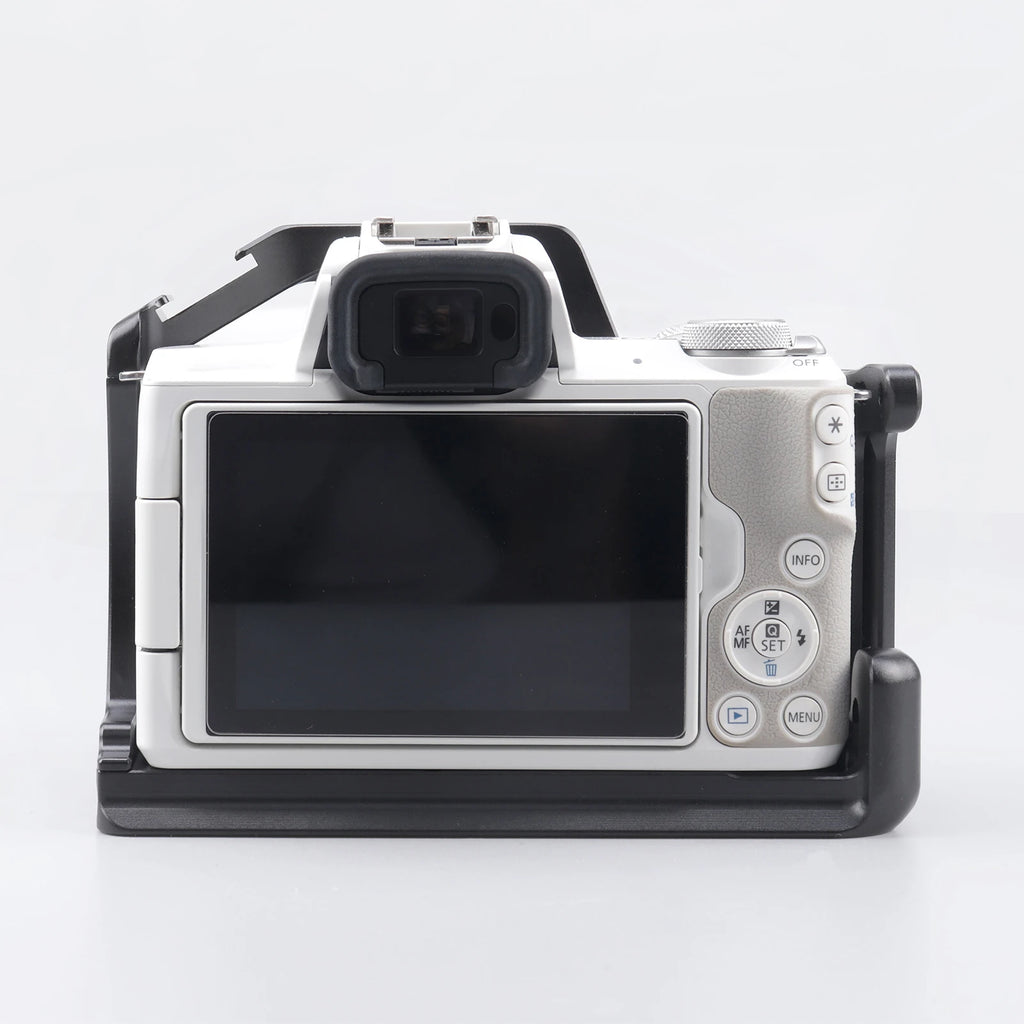 Aluminum Camera Cage for Canon EOS M5/M50/M50 Mark II, cold shoe, 1/4 & 3/8 mounts