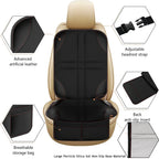 Car Seat Protector Cover for Child Baby Pet Universal Fit Non-Slip Waterproof Anti-Scratch Stain Resistant with Storage Pockets