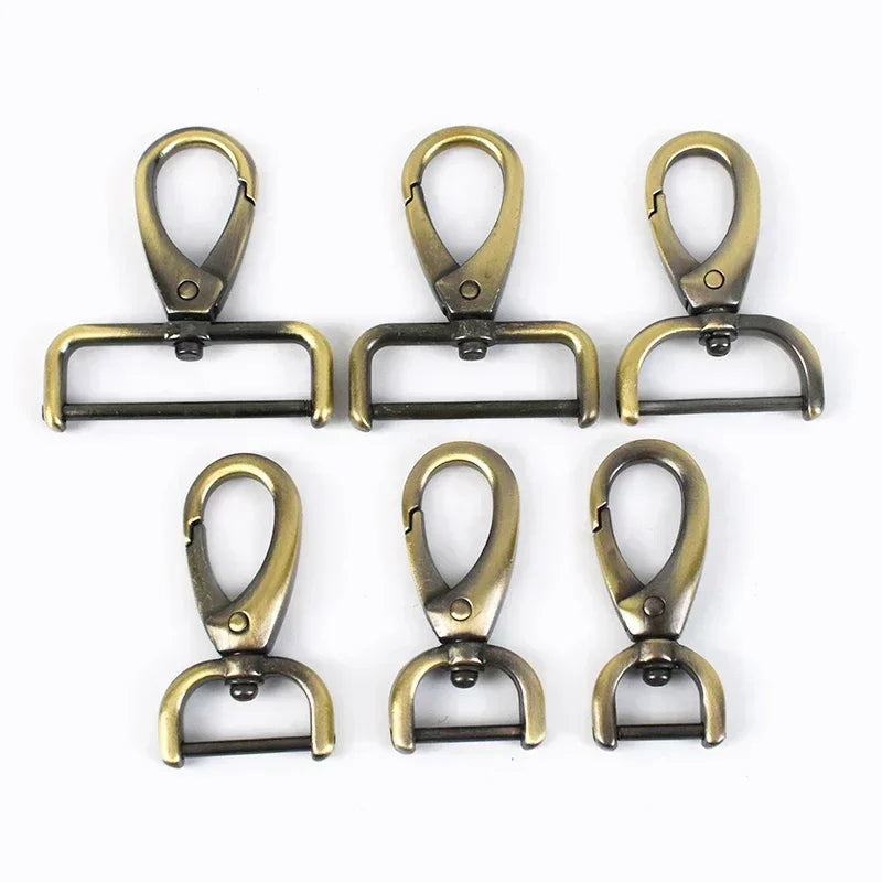 2/4Pcs Meetee 13-38mm Metal Buckle Detachable Lobster Clasp Bag Strap Clip Buckles Webbing Handbag Snap Hook DIY Accessories