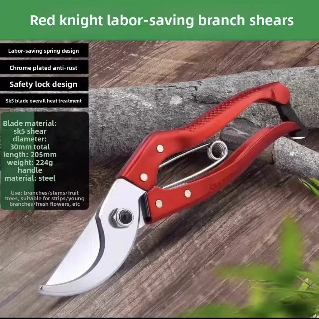 Baolian SK5 Pruning Shears with Teflon Coating, Tree Branch Trimming Scissors
