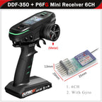 DUMBORC DDF-350 10CH Remote Controller 2.4G 10Channel Transmitter P6F P6DC Gyro Receiver for Drift Car Tank Boat Robot Toy Wltoy
