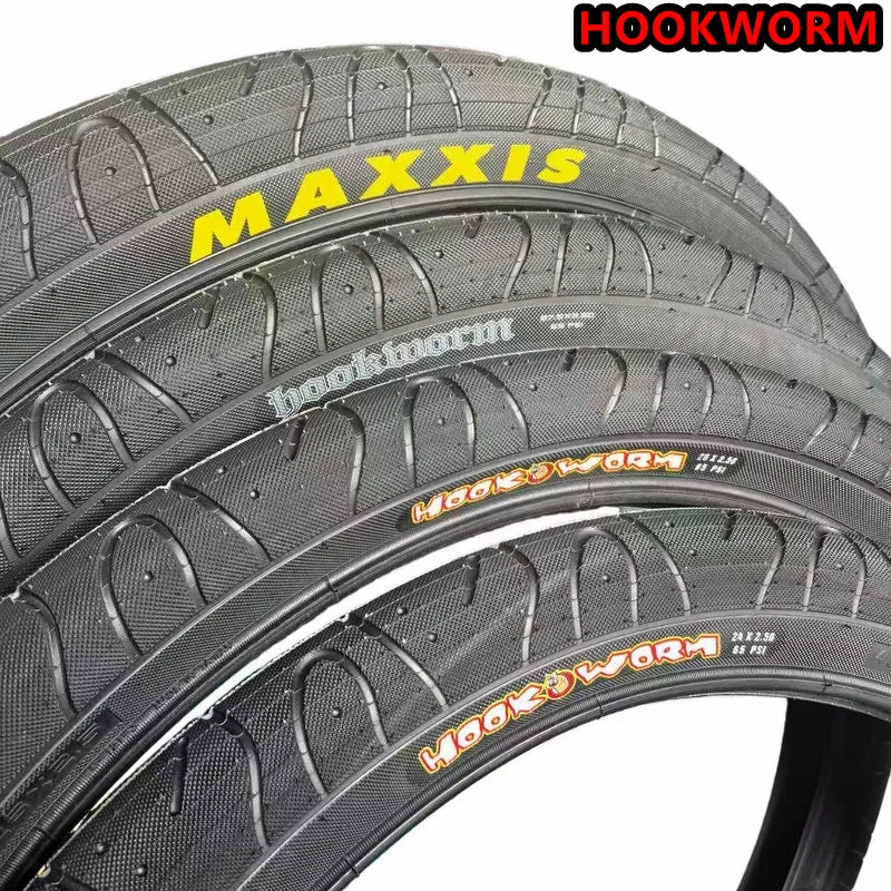 MAXXIS Hookworm 20/24/26/27.5/29 X 2.5 BMX Bicycle Tire Wire Bead Clincher for Street Park Vert Flatland Sizes  24 26  27.5 29