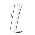 JUSTINLAU 8/10/12‑Inch Flat Dovetail Chisel Nail Puller Household Woodworking Pry Bar Multi‑Purpose Hand Repair Tool