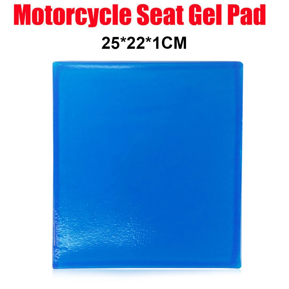 Motorcycle Seat Gel Pad Shock Absorption Mat Motorbike Scooter Comfortable Soft Gel Cushion Motor Bike Modified Seat Pads