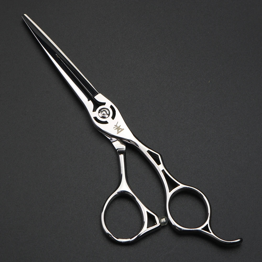 XUANFENG 6-inch hollow handle scissors, hairdresser cutting scissors and thin scissors made of 440c steel