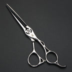 XUANFENG 6-inch hollow handle scissors, hairdresser cutting scissors and thin scissors made of 440c steel