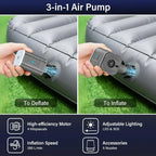 Portable Mini Air Pump Electric Inflator pump USB Rechargeable to Inflate Deflate for Pool Floats, Air Bed,Vacuum Storage Bags