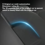 B-pillar Inside Protection Pad for Tesla Model 3 Highland Door Frame TPE Guard Door Center Flocking Protection Cover Decoration