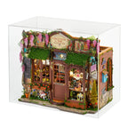 Micro house doll house kit 3D puzzle assembly building model DIY handmade toy set, room bedroom decoration wooden crafts Christm