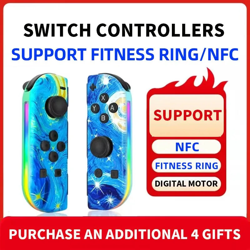 Wireless Controller For Nintendo Switch NS/OLED/LITE Gamepad Joystick Dual Vibration Turbo Remote Control 6 Axis Gyro L/R Joypad