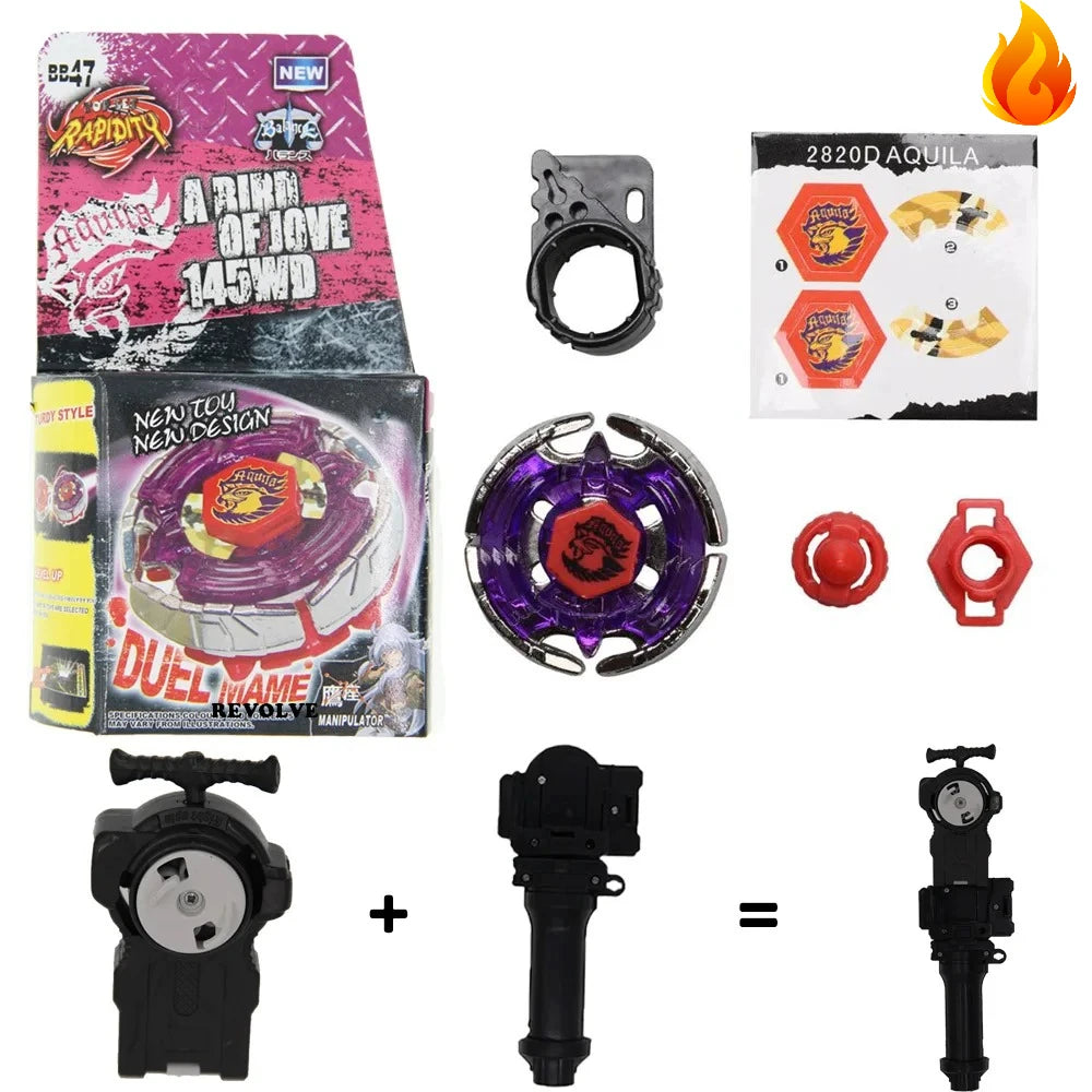 Spinning Top Toys Children shop  Lightning 100HF BB88 grip with launcher