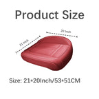 1PCS Nappa Leather Car Seat Cover Full Wrap Bottom Car Seat Cushion Durable Anti-Slip Driver Car Seat Protector Accessories