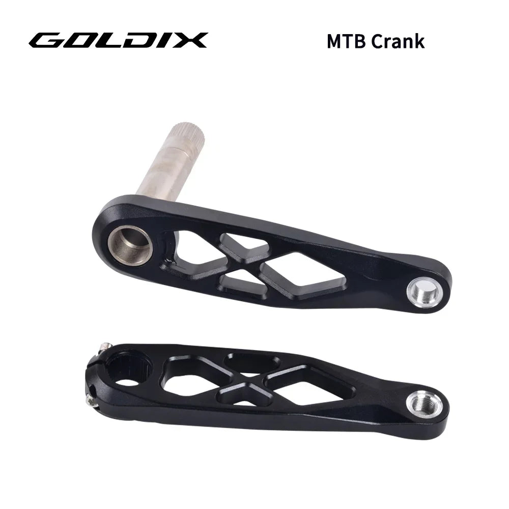 GOLDIX MTB Crankset BSA 24mm 165mm 170mm 175mm Direct Mount R-SPEC Trail Hollow Bike Crank Spindle DH AM XC for Shimano SRAM