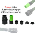 Dust Extractor Hose D27/32x3.5M For Festool Vacuum Suction Hose,Suitable for Sanders, Track Saw And Other Power Tools, 3.5M 5M