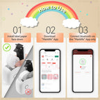Marklife P12 Thermal Label Printer Auto Cut Portable Mini Printer P12 Adhesive Sticker Labeling Machine or 5PK Continuous Tape ﻿