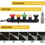 Replacement High Pressure Short Washer Gun ST-2300.Power Washer Trigger Spray Gun with 1/4" Quick Connector Max 310 Bar 4500 PSI