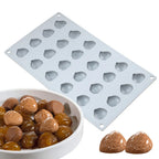Chestnut Raspberry Peanut Mushroom Silicone Mold Fondant Cake Mold DIY Cheeses Chocolate Cake Decoration Accessories Bakeware