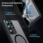 Suitable for Samsung S25 S24 S23 S22 Magnetic Mobile Phone Cases A52 A53 A73 Matte Anti-fall Protective Samsung S25 Ultra Case