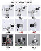 ZRDR Aquarium Co2 Solenoid Valve Regulator 110V-220V Low Temperature Co2 Aquarium Fish Tank Electric Magnetic Valve EU US  DC12V